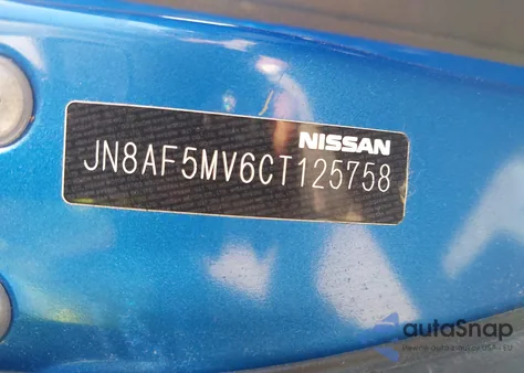 2012 Nissan Juke Sl из США, поврежденный, VIN JN8AF5MV6CT125758